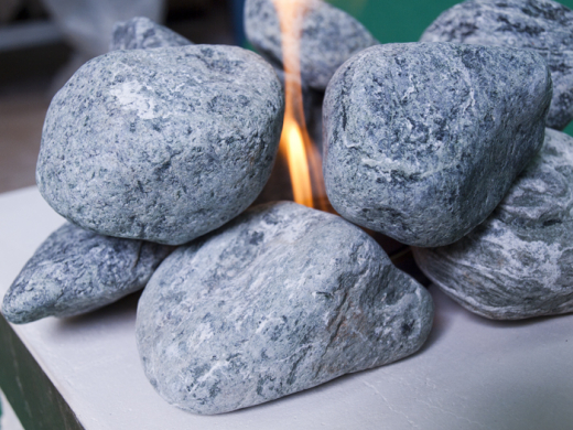 Dekosteine f�r Gelkamin blue stone