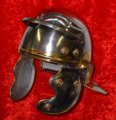 Roemerhelm, R?merhelm Repro silber-messing farben